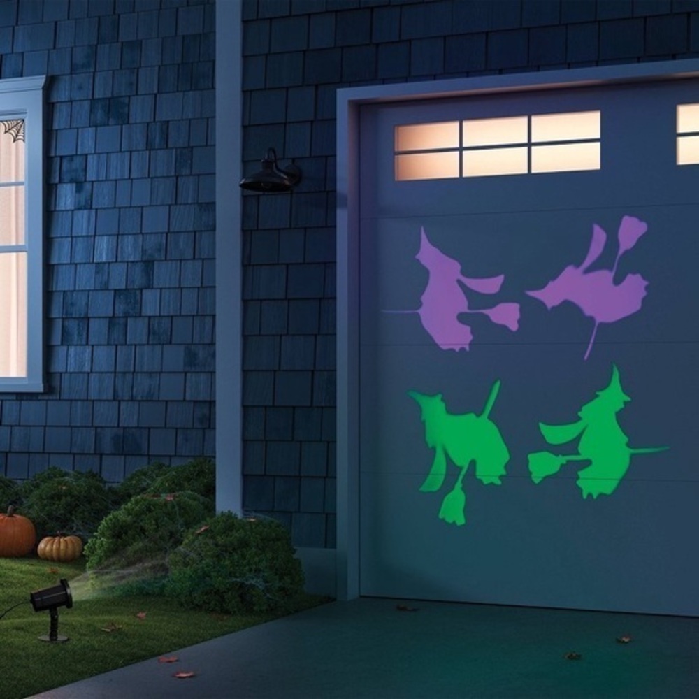 NIB. HYDE & EEK! Swooping Witches Motion Projector